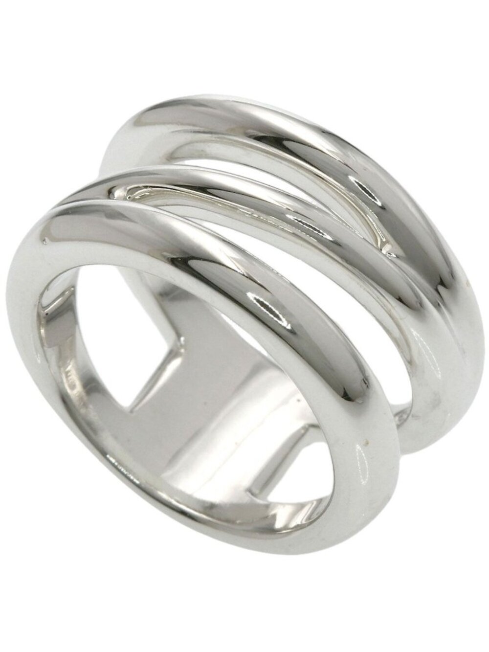 Tiffany & Co Diagonal Ring Silver